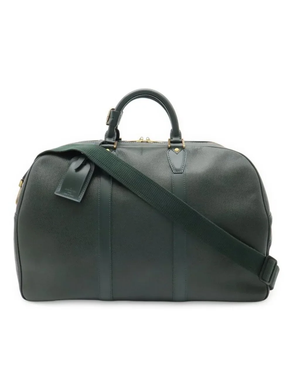 Louis Vuitton Taiga Kendal PM Boston Bag Purse 2-Way Epi Sea Green
